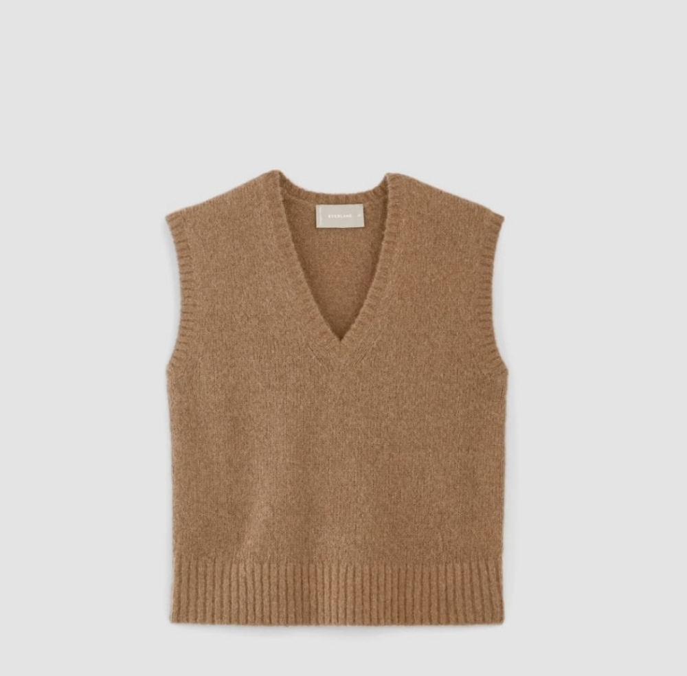 Everlane Alpaca V-neck Vest